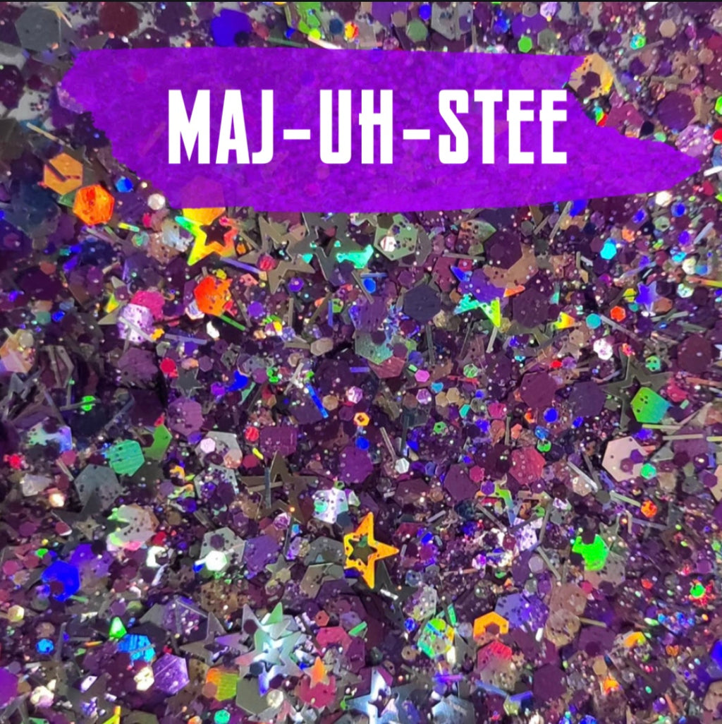 LadyleoASMR Chakra Collection Maj-uh-Stee Glitter