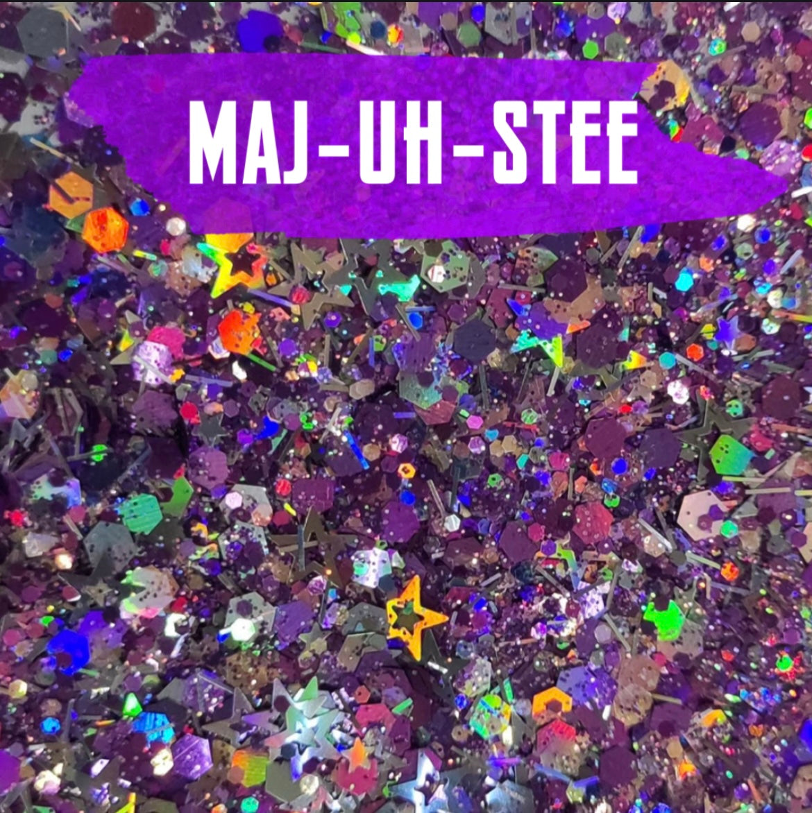 LadyleoASMR Chakra Collection Maj-uh-Stee Glitter