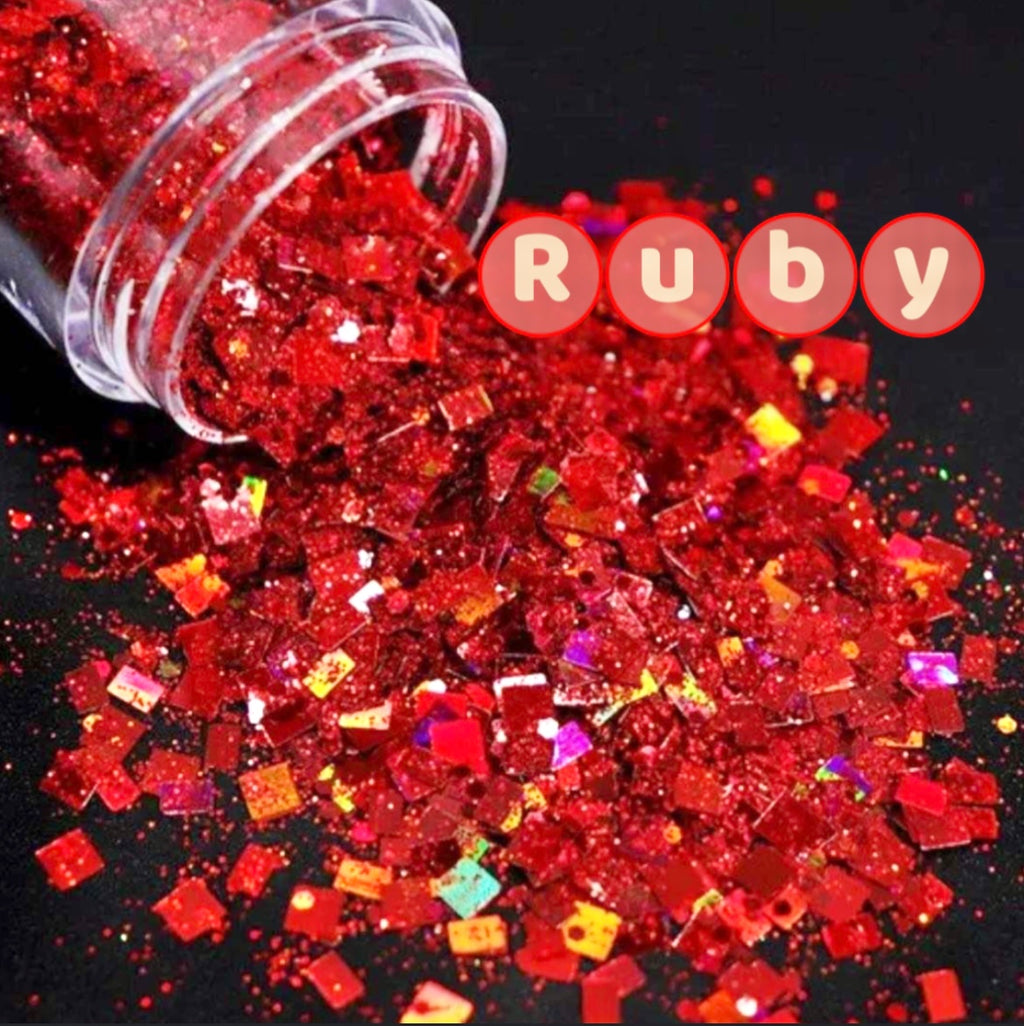 LadyleoASMR Ruby Glitter